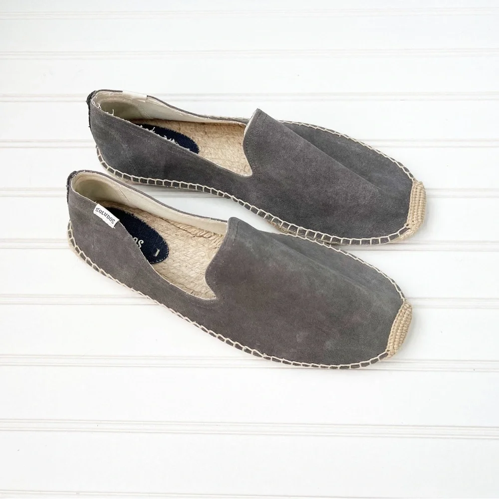 Soludos Suede Espadrille Slip On Sneaker